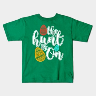 Egg hunt T-Shirt Easter Sunday great gift for any kid Kids T-Shirt